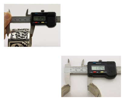 Navajo Kokopelli Bracelet 925 Silver Native American Artist Handmade C.80's