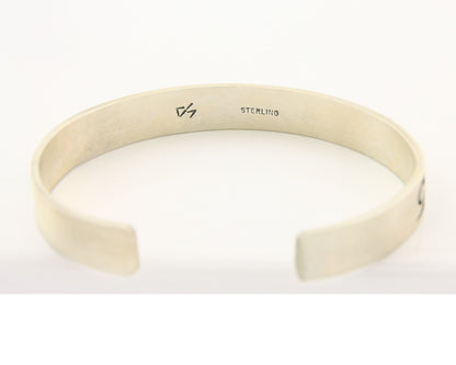 Hopi Bracelet 925 Silver Handmade Signed Darren Seweyestewa C.80's