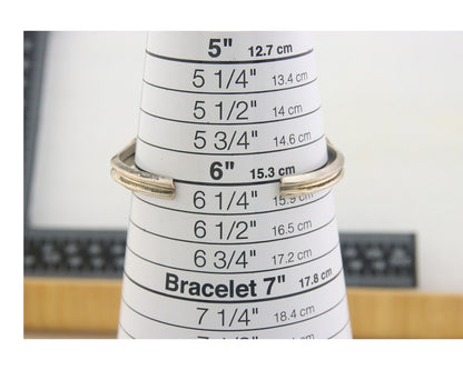 Navajo Bracelet 925 Silver Natural Onyx Cuff Native Artist Signed K C.80's