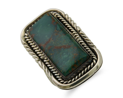 Navajo Ring 925 Sterling Silver Turquoise Native American Artist C.80's