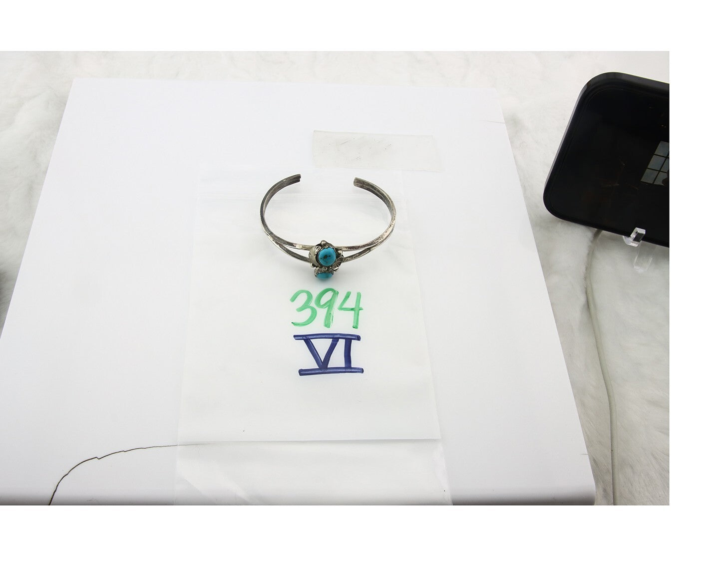 Vintage Navajo Bracelet 925 Silver Turquoise Handmade Authentic Native Artist