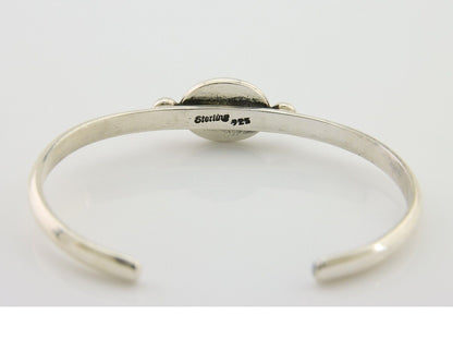 Navajo Kingman Turquoise Bracelet 925 Silver Artist Native American C.80's