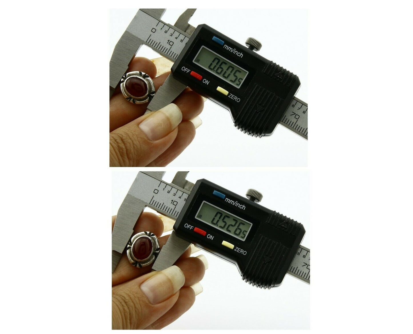 Navajo Hand Stamped Natural Mined Cornelian .925 SOLID Silver Stud Earrings