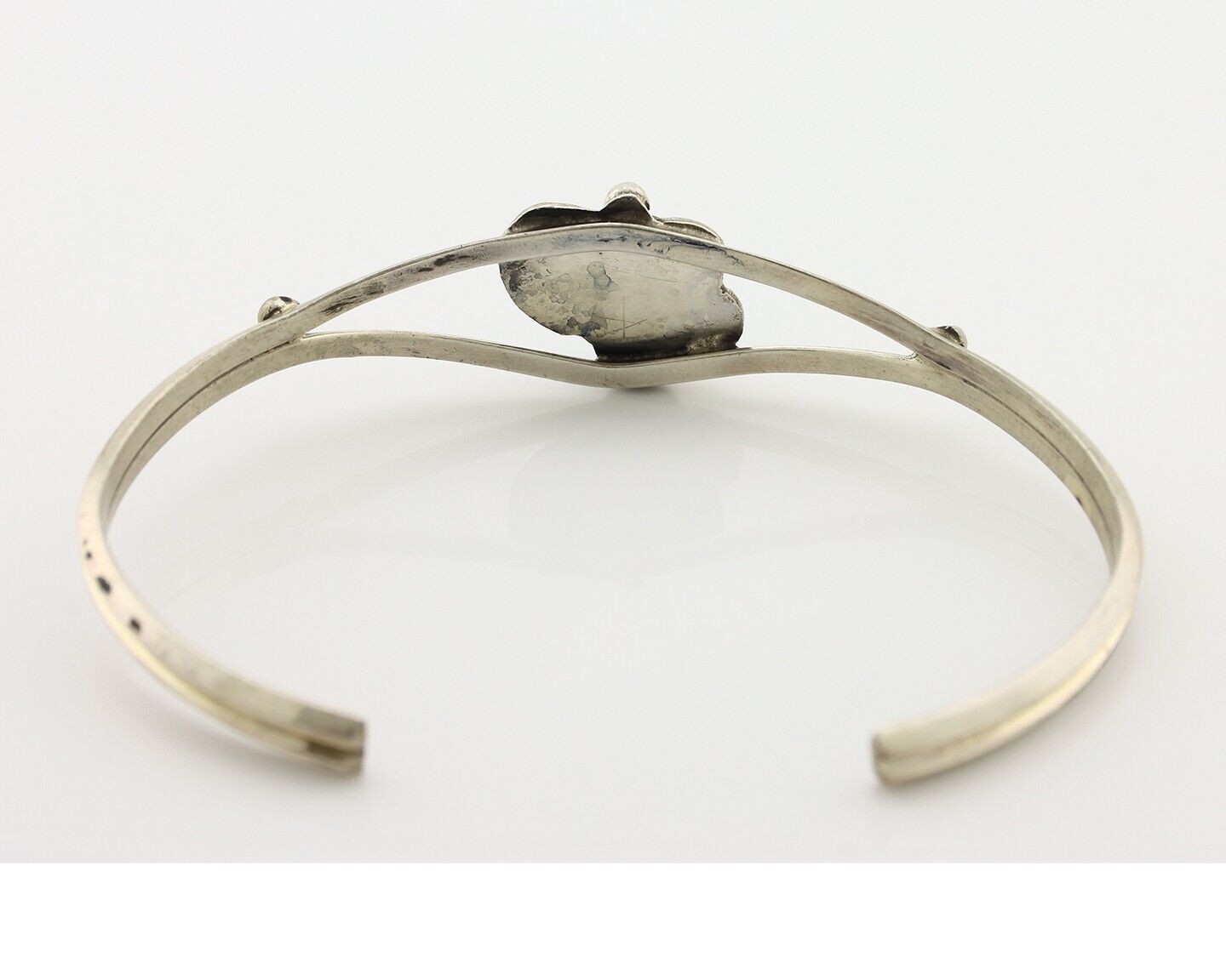 Navajo Handmade Bracelet 925 Silver Natural Blue Turquoise Native American C80s