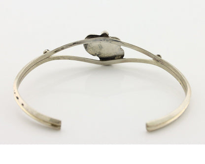 Navajo Handmade Bracelet 925 Silver Natural Blue Turquoise Native American C80s