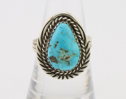 Navajo Handmade Ring 925 Silver Turquoise Native American Artist C.80's