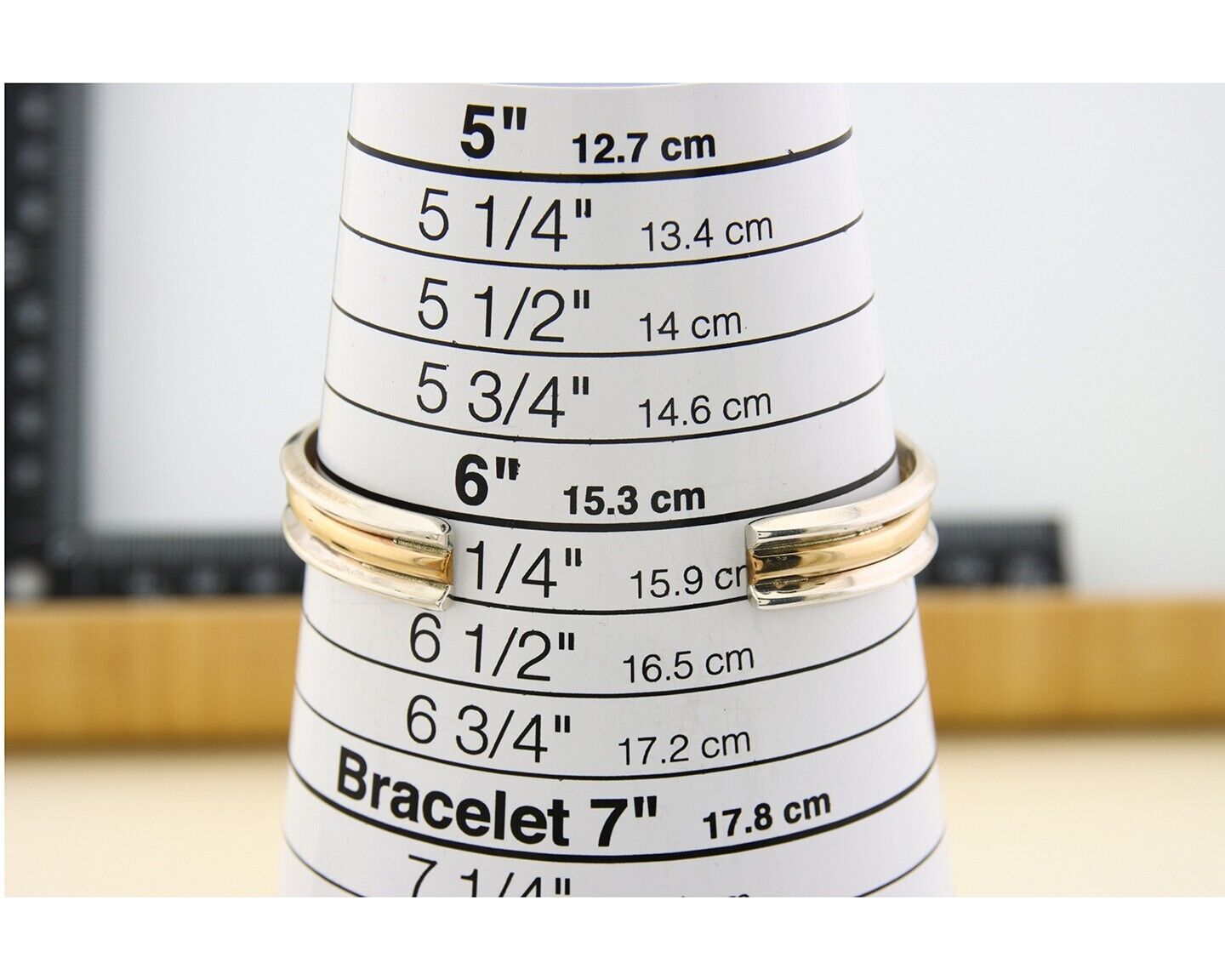 Navajo Bracelet 925 Silver & 12K Gold Cuff Artist Signed TAHE C.80's