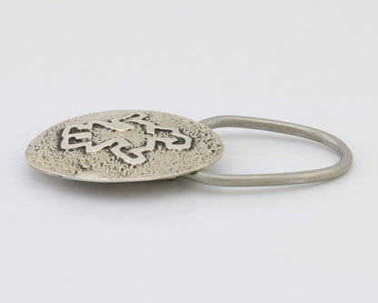 Navajo Warrior Key Chain .925 Silver Handmade Artist Signed Richard Begay C.80s
