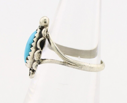 Navajo Ring 925 Silver Turquoise Artist Signed SkyStone Creations C.80's