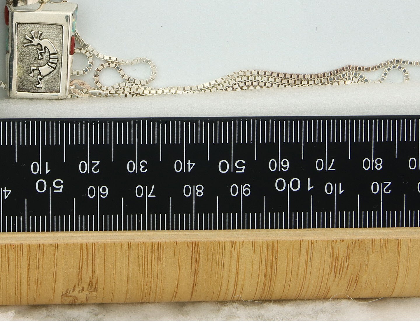 Navajo Sterling Silver Necklace Handmade Authentic Vintage Signed Leonard Jim