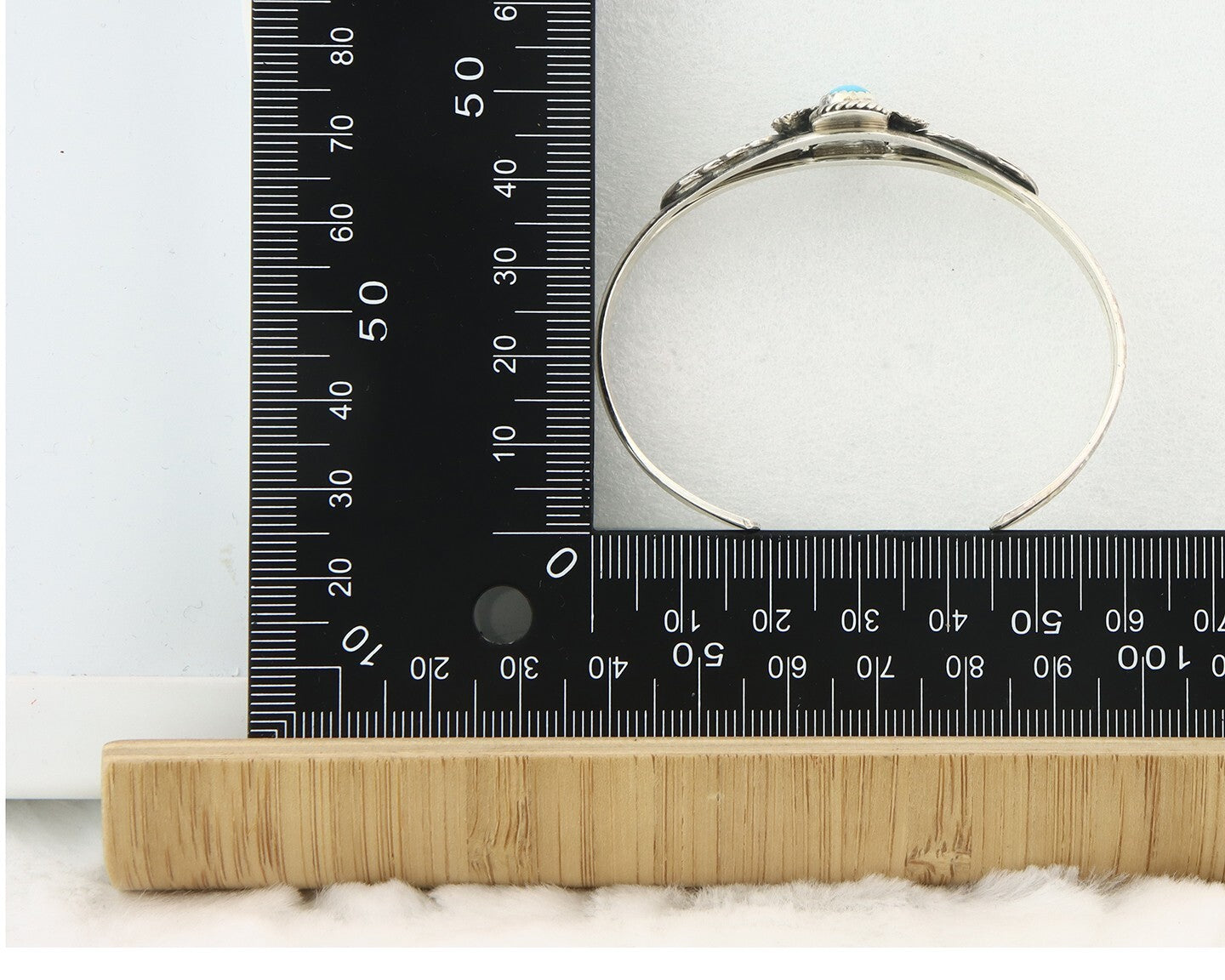 Vintage Navajo Bracelet 925 Silver Turquoise Traditional Handmade Signed SN