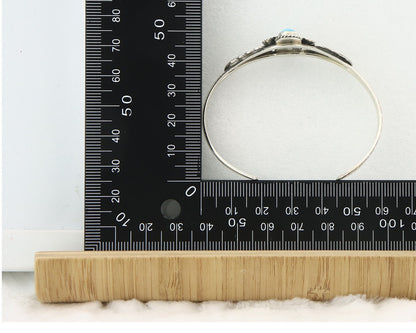 Vintage Navajo Bracelet 925 Silver Turquoise Traditional Handmade Signed SN