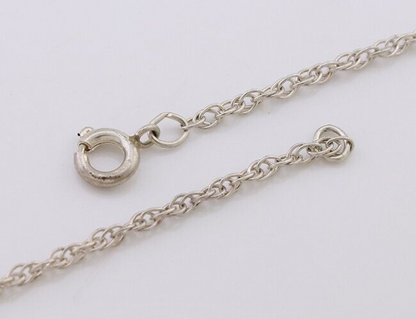 Navajo Turquoise Handmade Necklace 925 Silver Artist Signed PM C.80s