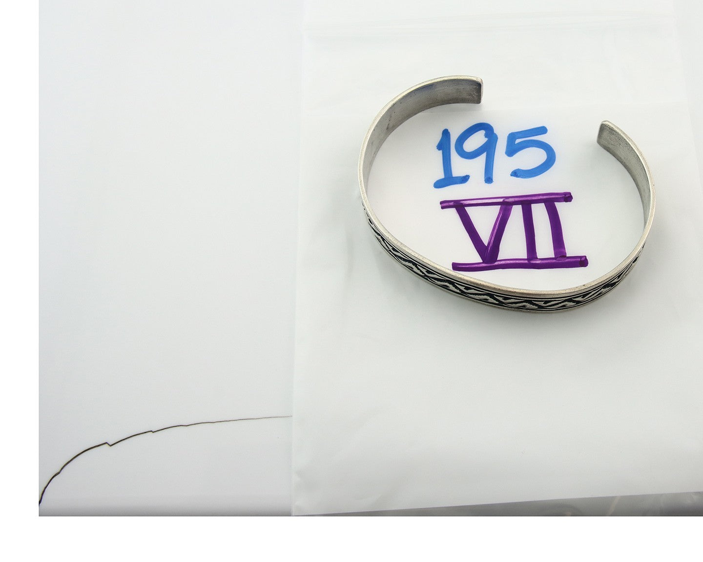 men Vintage Navajo Bangle Bracelet Sterling Silver Handmade Signed Thomas Singer