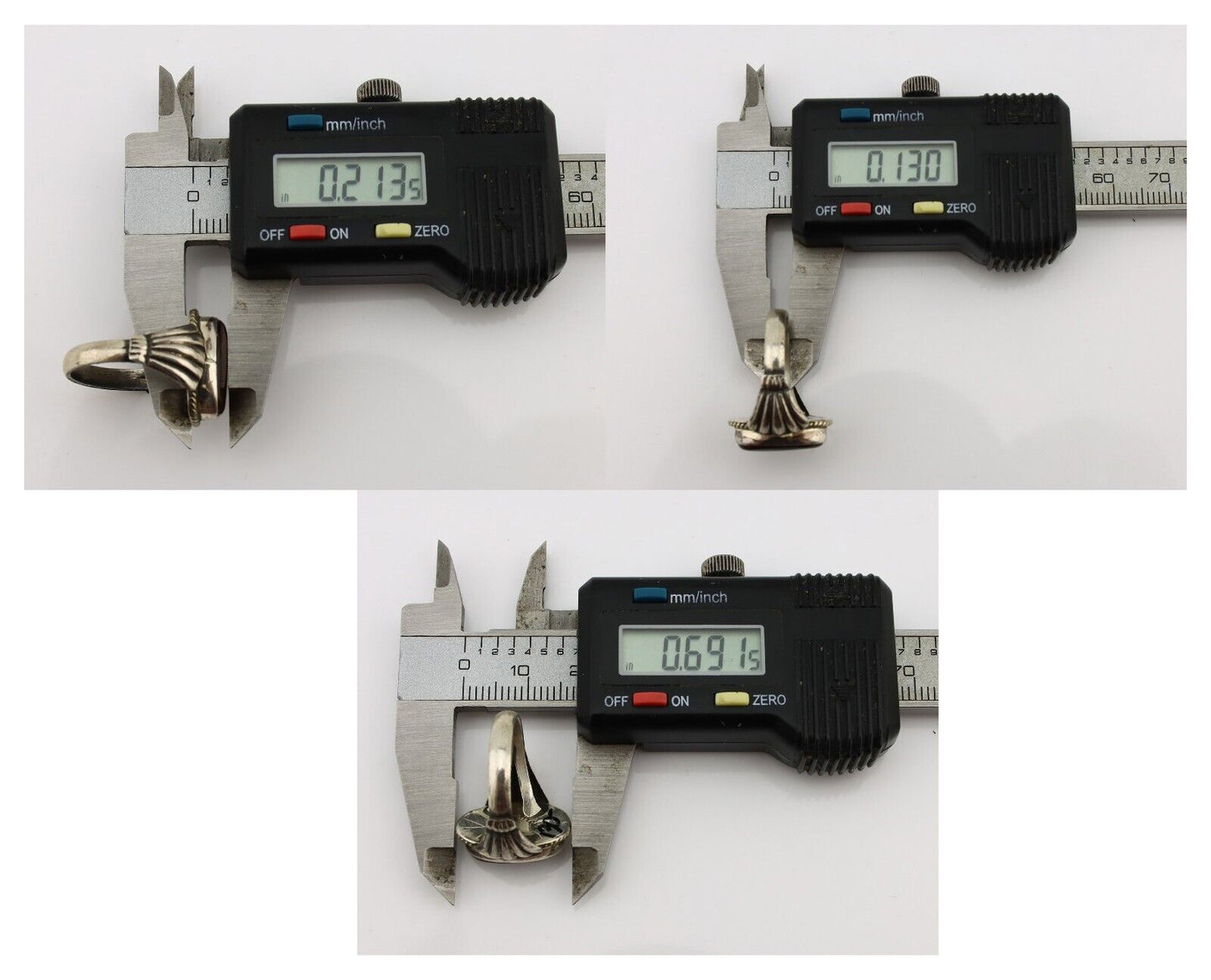 Navajo Handmade Ring 925 Silver Natural High Grade Fire Opal Native Artist C.80s