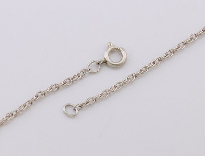 Navajo Turquoise Handmade Necklace 925 Silver Artist Signed PM C.80s