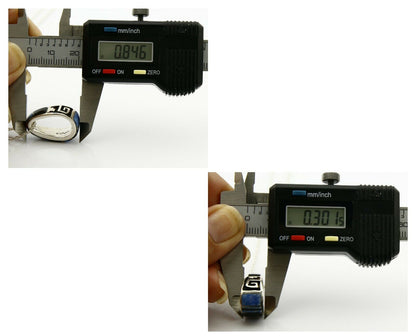 Navajo Inlaid Gemstone Pendant .925 Silver Handmade Signed Mouse Logo C.80's