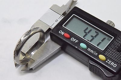 Navajo Indian .925 Solid Sterling Silver Band Hand Stamped Handmade Ring