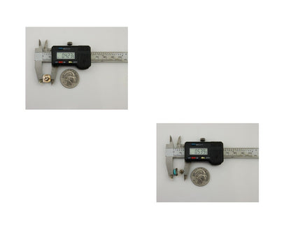 Navajo Hand Stamped Earrings 925 Silver Blue Turquoise Native Artist C.80's