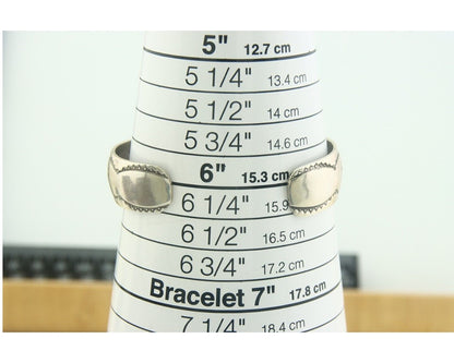 Navajo Bracelet 925 Silver Inlaid Turquoise Cuff Artist Signed NAKAI C.80's