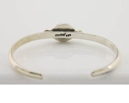 Navajo Kingman Turquoise Bracelet 925 Silver Artist Native American C.80's