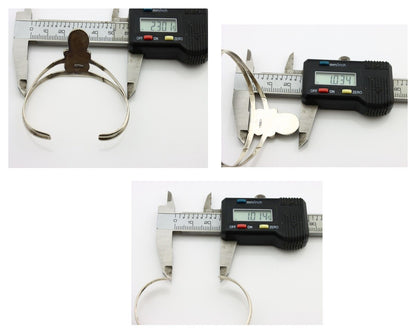 Navajo Bracelet 925 Silver Kingman Turquoise Artist Native American C.80's