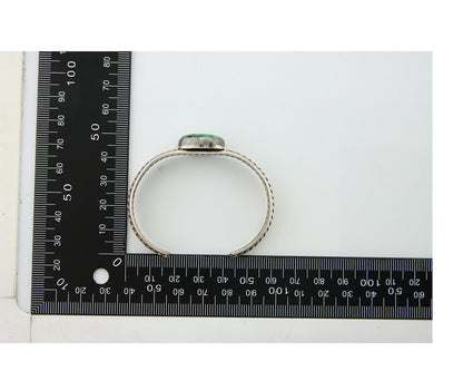 Navajo Cuff Bracelet 925 Silver Turquoise Cuff Native American Artist C.80's