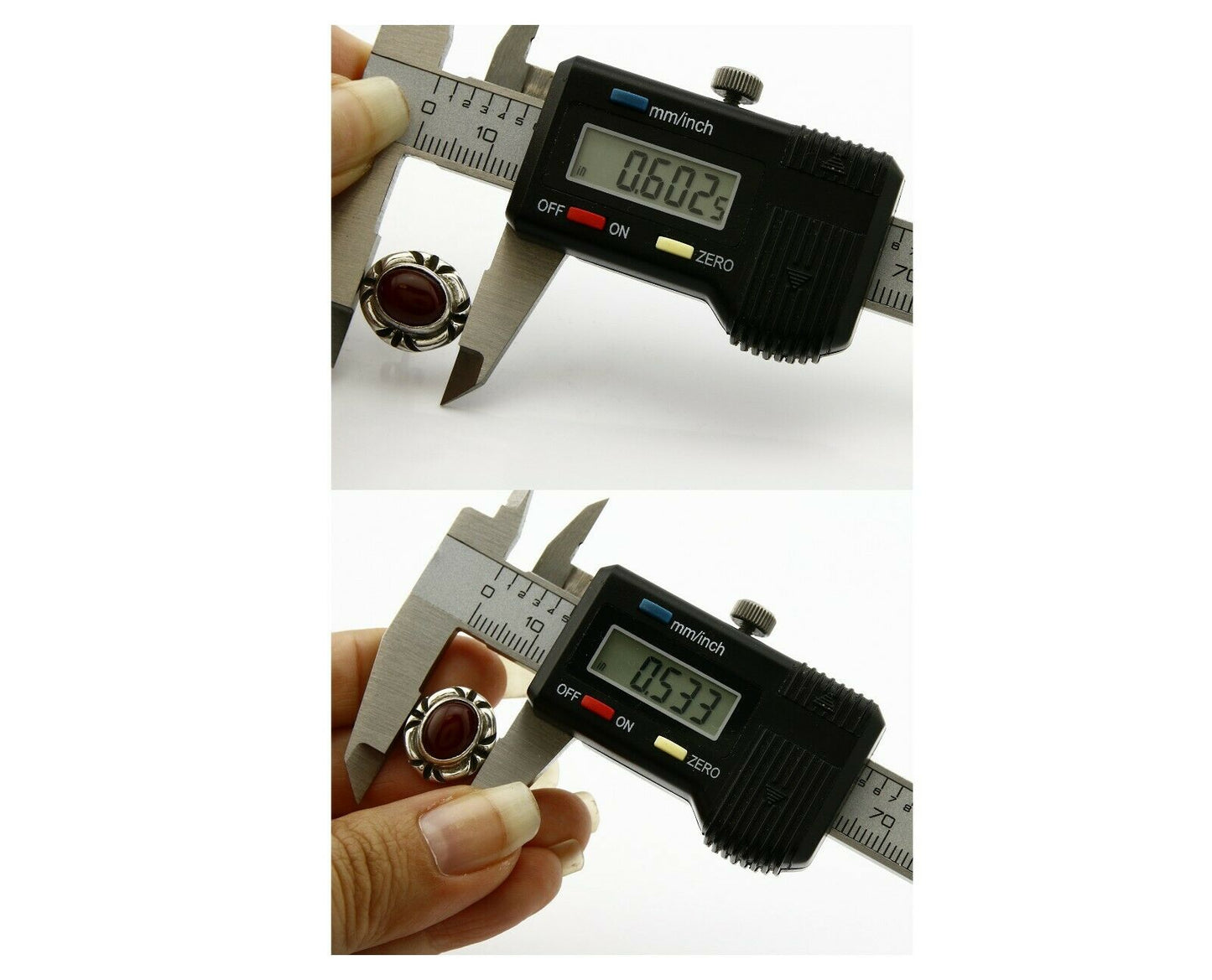 Navajo Hand Stamped Natural Mined Cornelian .925 SOLID Silver Stud Earrings