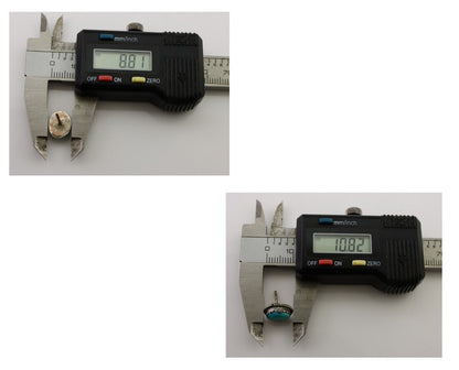 Navajo Earrings 925 Silver Natural Blue Turquoise Native American Artist C.80's