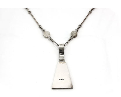 Navajo Necklace Natural Gemstone Handmade Vintage Signed H. Smith C.80's