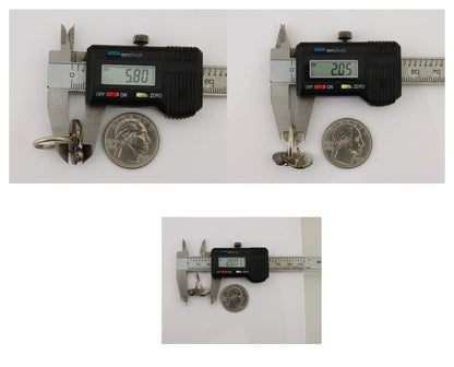 Navajo Handmade Ring 925 Silver Coral & Turquoise Native Artist C.80's