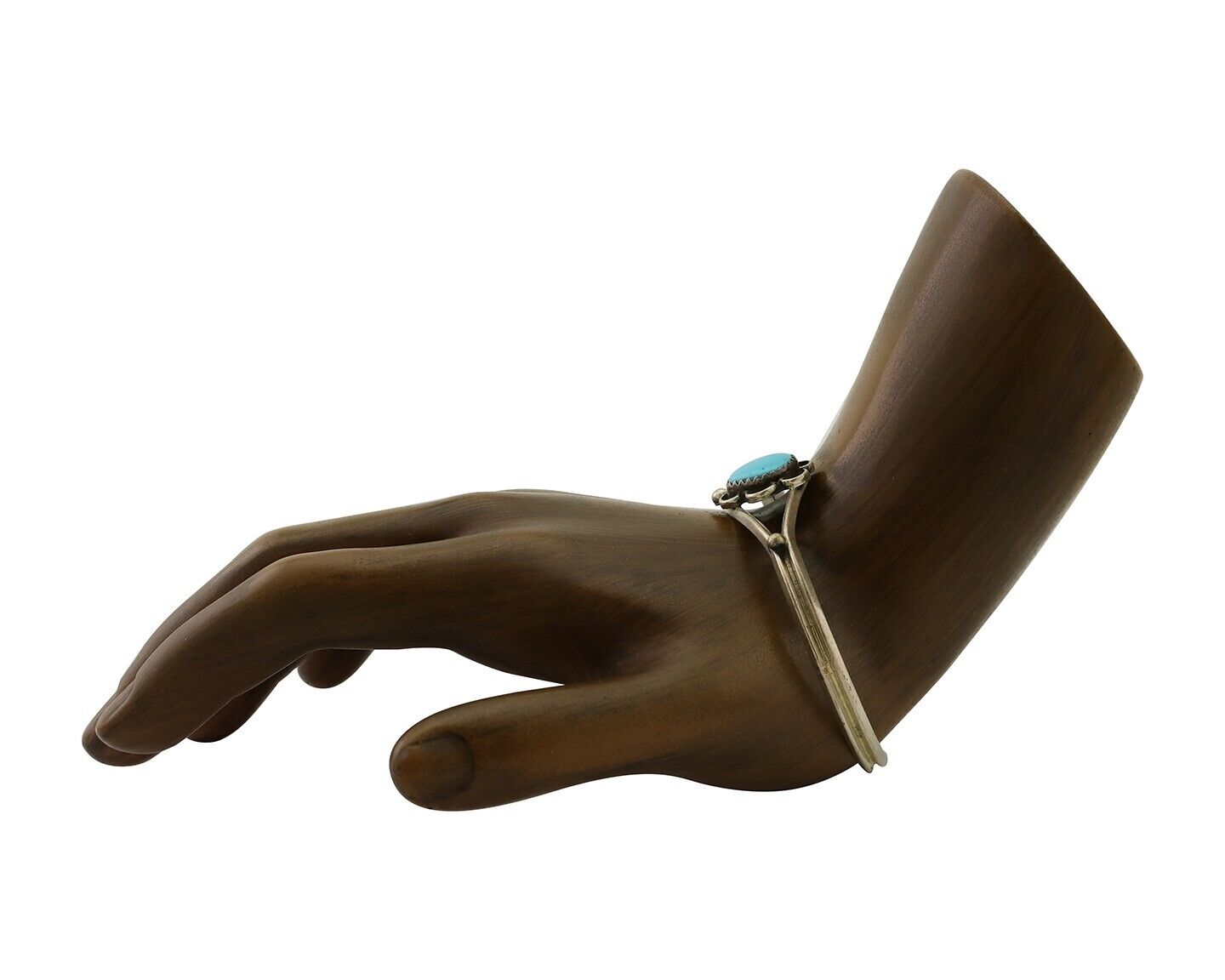 Navajo Handmade Bracelet 925 Silver Natural Blue Turquoise Native American C80's