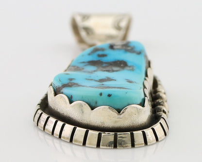 Navajo Necklace Pendant 925 Silver Turquoise Artist Tony Guerro C.80's