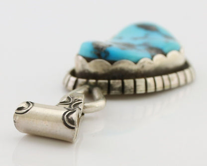 Navajo Necklace Pendant 925 Silver Turquoise Artist Tony Guerro C.80's