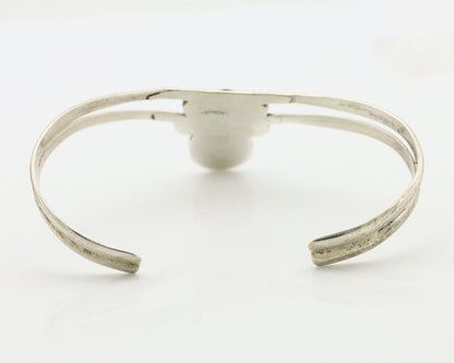 Navajo Bracelet 925 Silver Kingman Turquoise Artist Native American C.80's