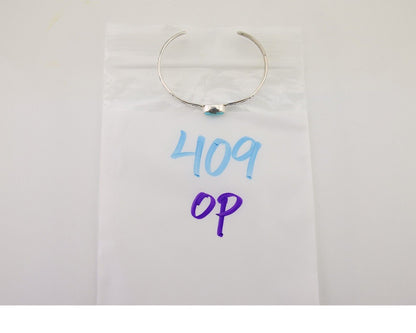 Navajo Hand Stamped Cuff Bracelet Turquoise 925 Silver Native American Artist