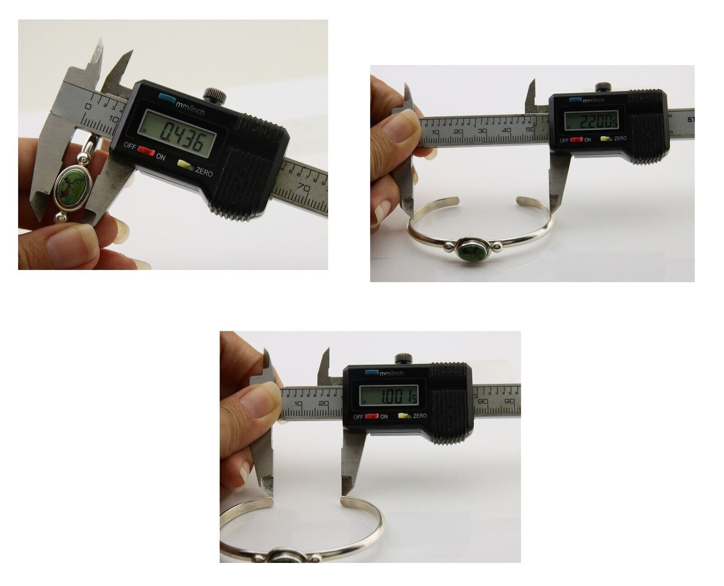 Navajo South West Turquoise Bracelet 925 Silver Artist Native American C.80's