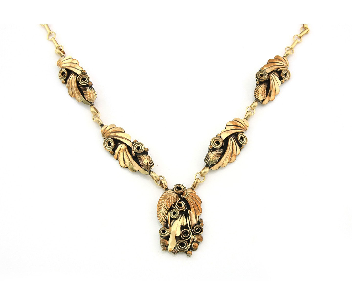 Navajo Necklace Sterling Silver & Gold Authentic Vintage Signed Justin Morris