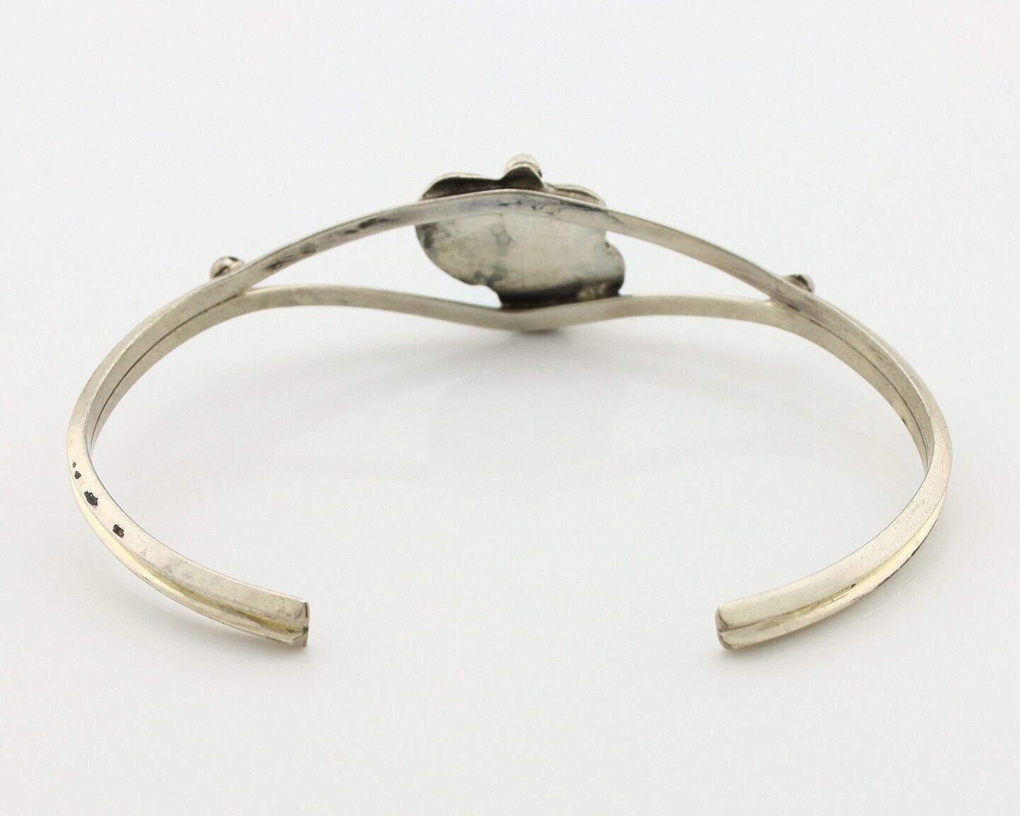 Navajo Handmade Bracelet 925 Silver Natural Blue Turquoise Native American C80s