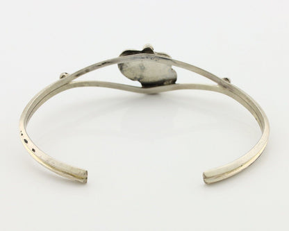 Navajo Handmade Bracelet 925 Silver Natural Blue Turquoise Native American C80s