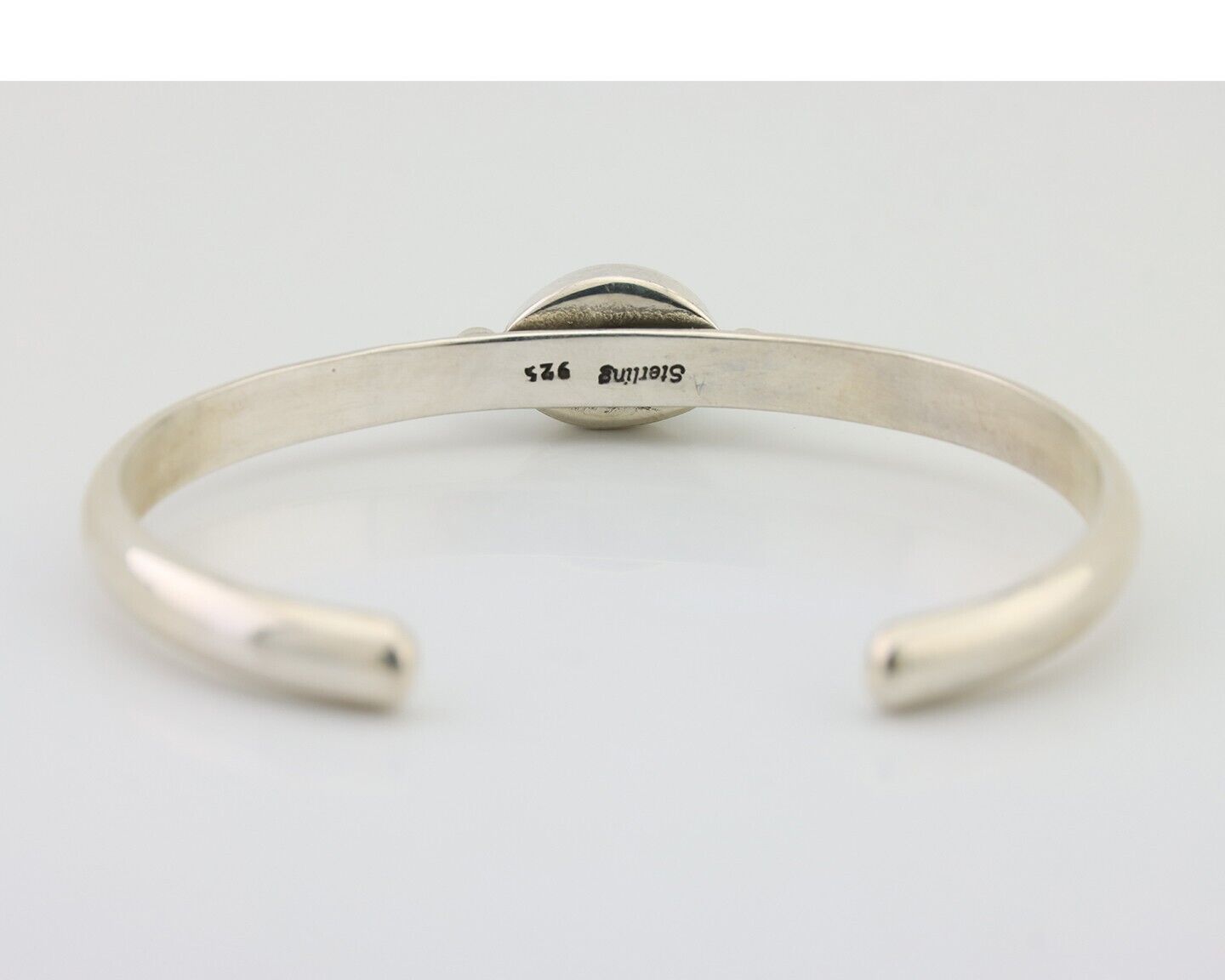 Navajo Cuff Bracelet 925 Silver Natural Blue Turquoise Native American C.80's