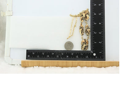 Navajo Necklace Sterling Silver & Gold Authentic Vintage Signed Justin Morris