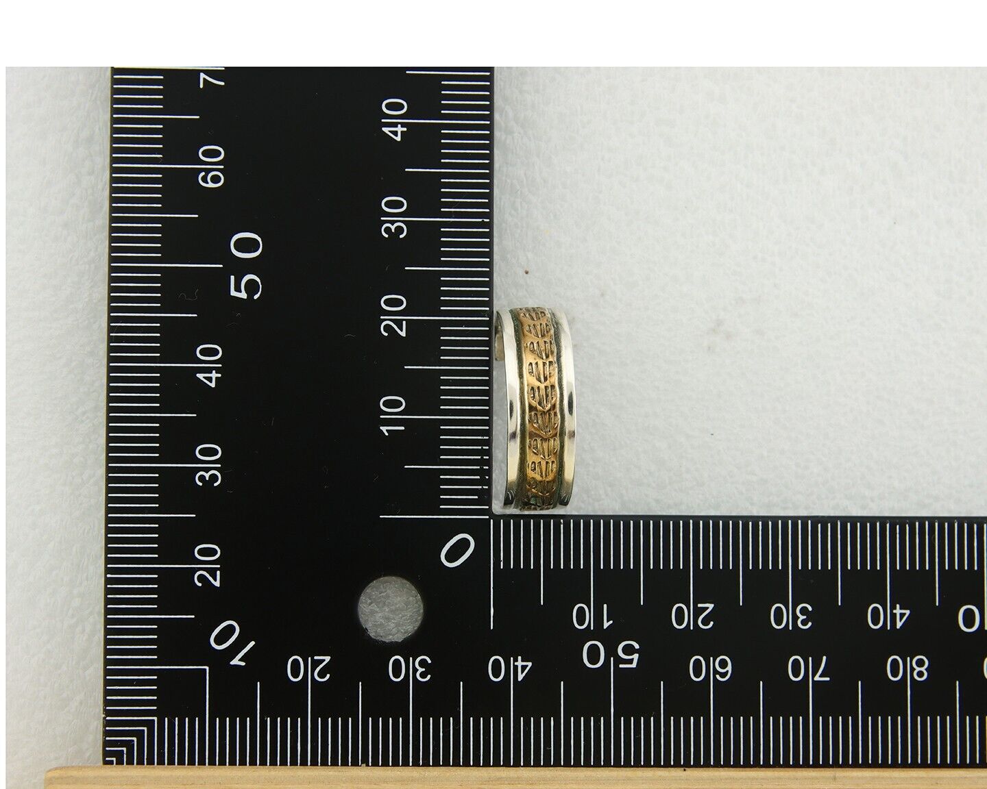 Navajo Hoop Earrings 925 Silver & Gold Artist Signed Randall Endito C.80's