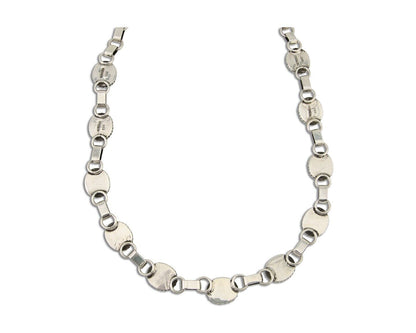 Navajo Turquoise Necklace 925 Silver Natural Blue Native American Artist C.80's