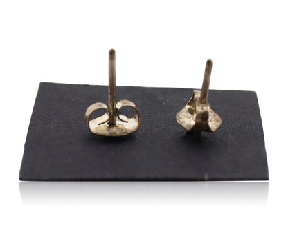 Zuni Earrings 925 Silver Natural Gemstones & Turquoise Native Artist C.80's