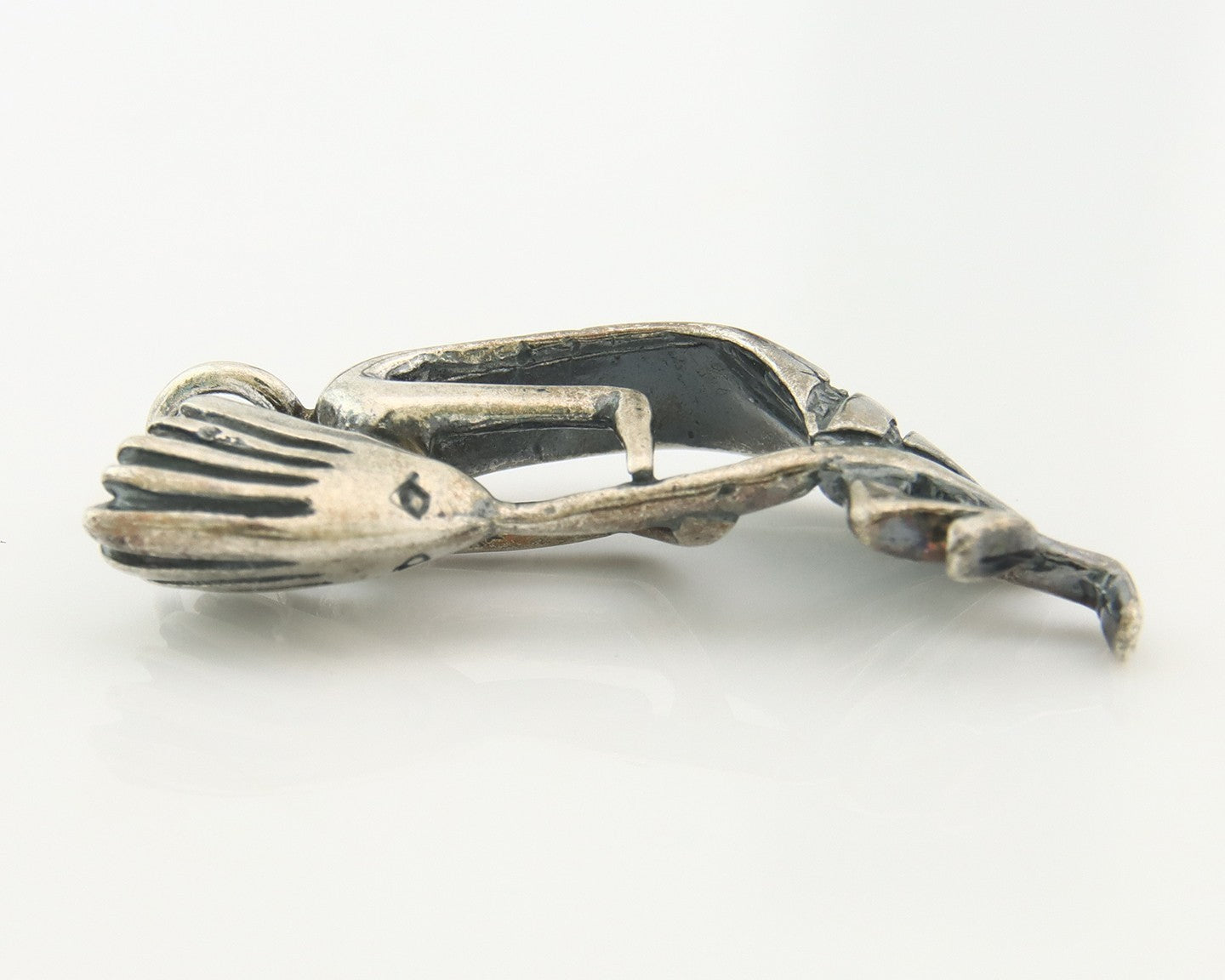 Navajo Kokopelli Pendant Sterling Silver Authentic Traditional Native American