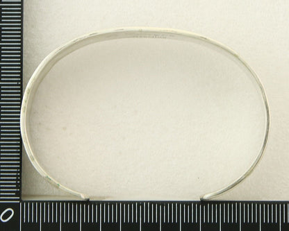 Navajo Bracelet 925 Silver Artist Signed Thomas Singer Cuff Made in the 1980's