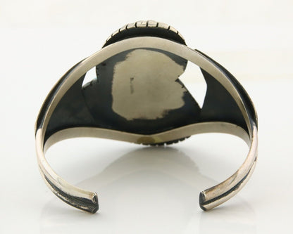 Navajo Bracelet 925 Silver Natural Bisbee Turquoise Cuff Signed Tony Guerro C80s