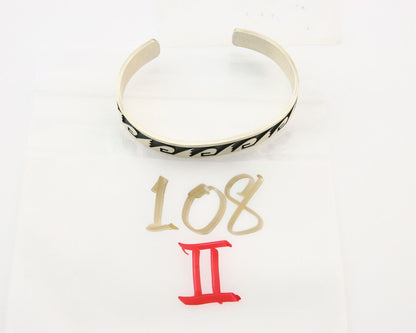 Hopi Bracelet 925 Silver Handmade Signed Darren Seweyestewa C.80's