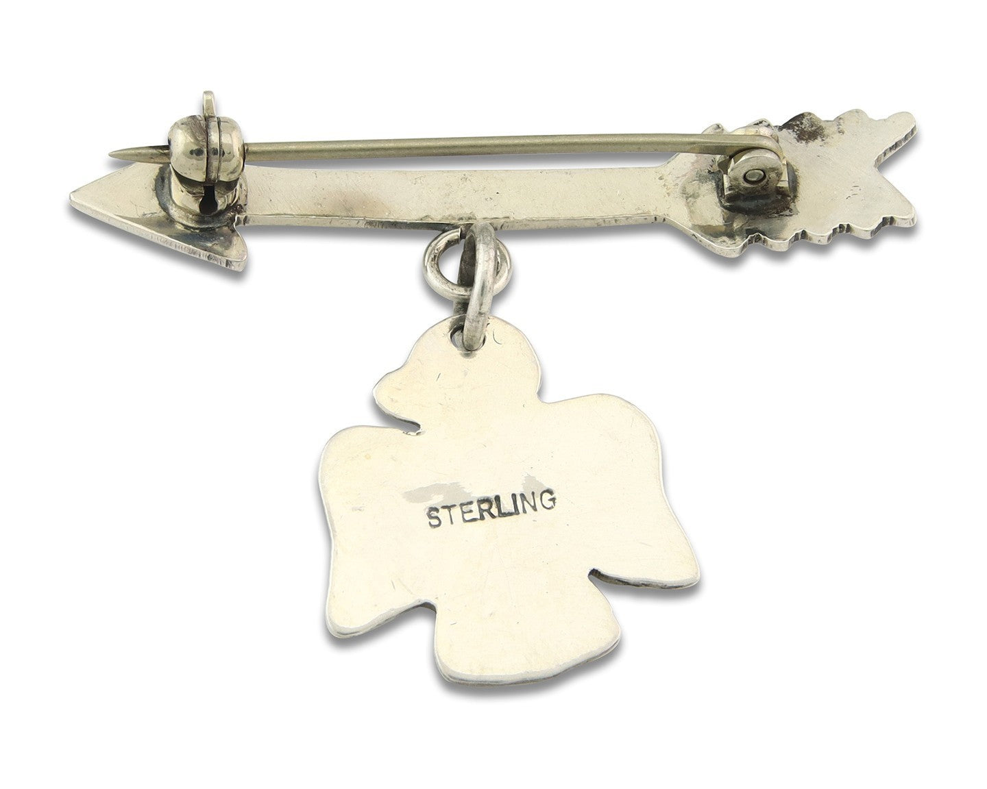 Navajo Pin Sterling Silver Thunderbird Arrow Artist Native American Artist